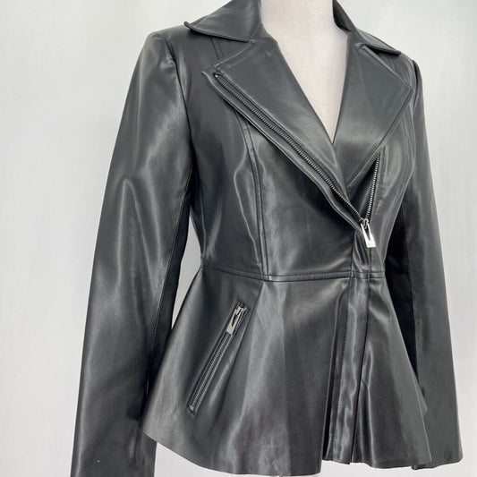 Via Spiga Faux Leather Jacket