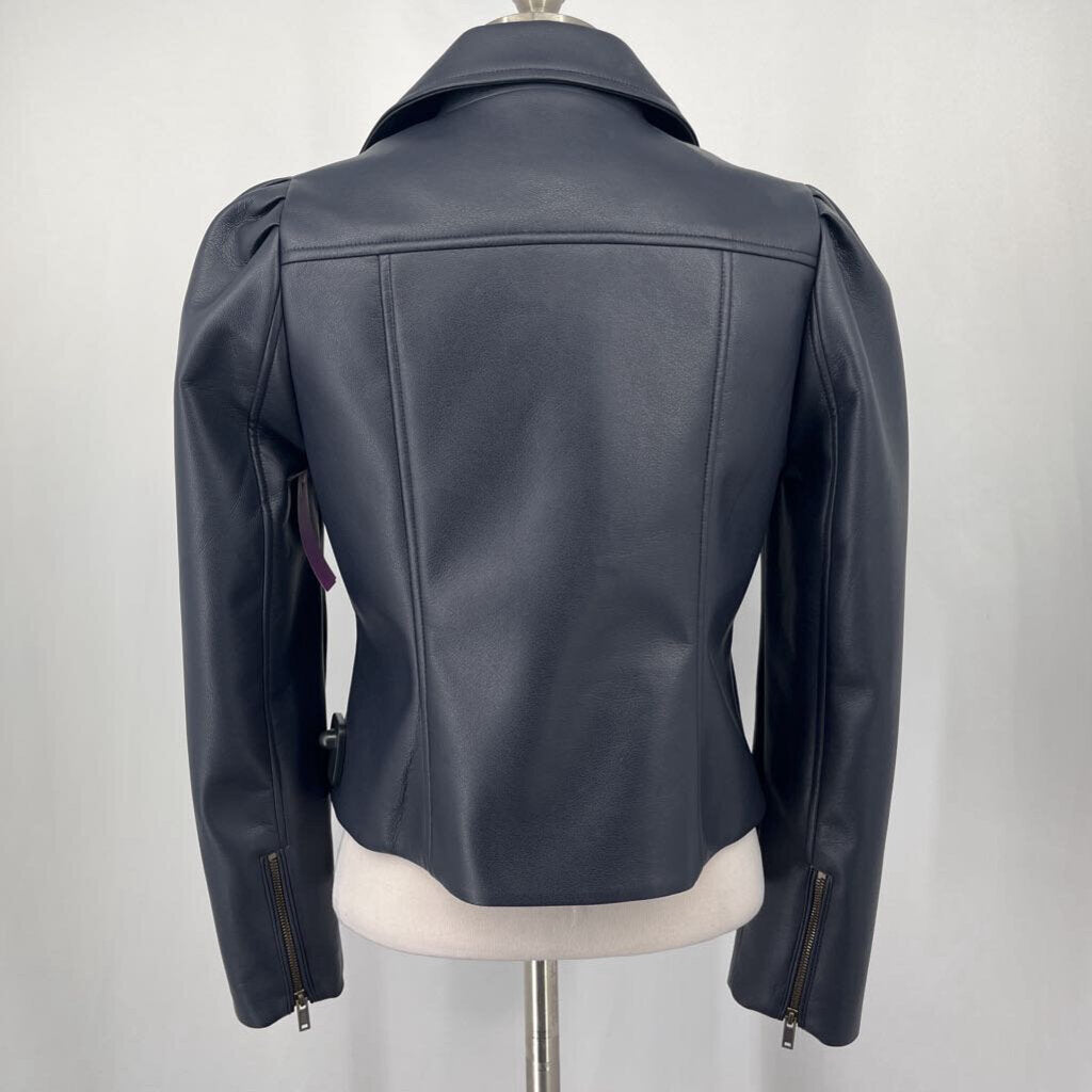 Marie Oliver Faux Leather Jacket