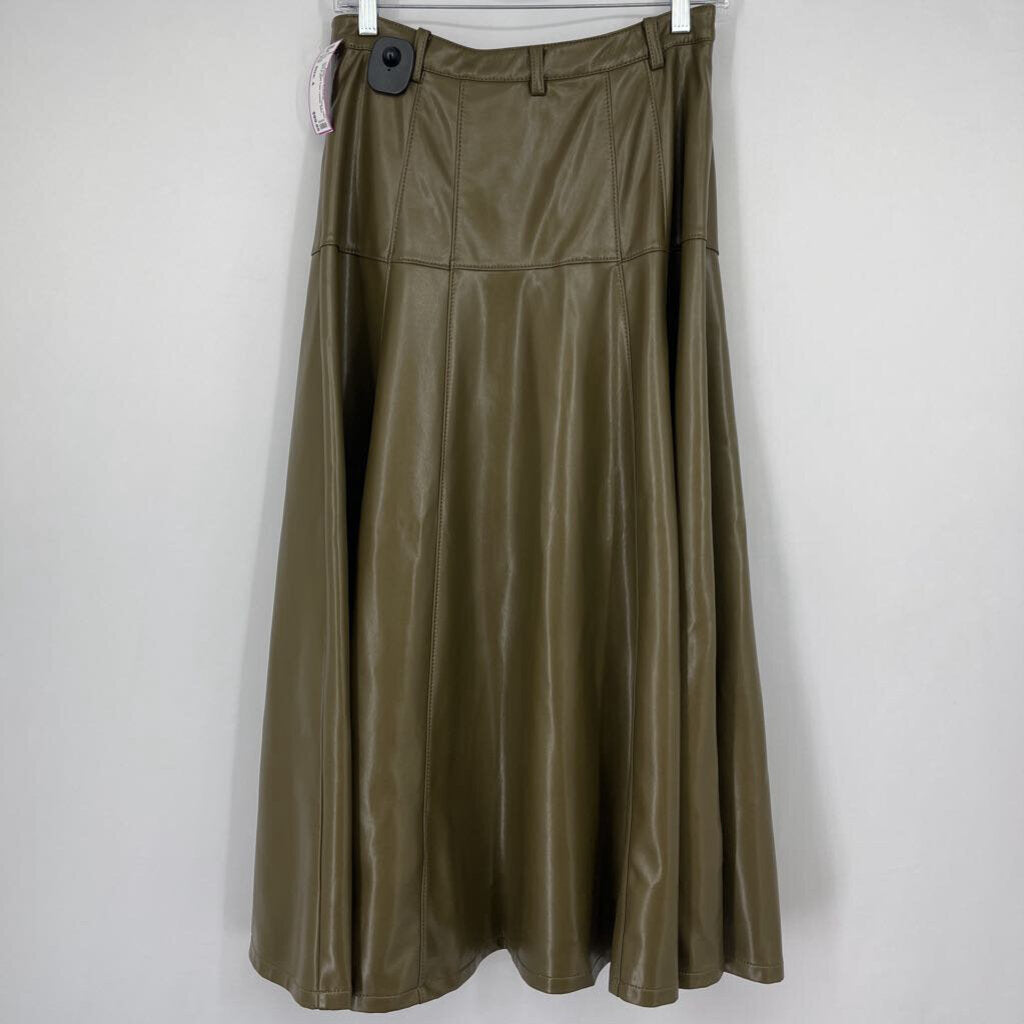 Cinq A Sept Faux Leather Skirt