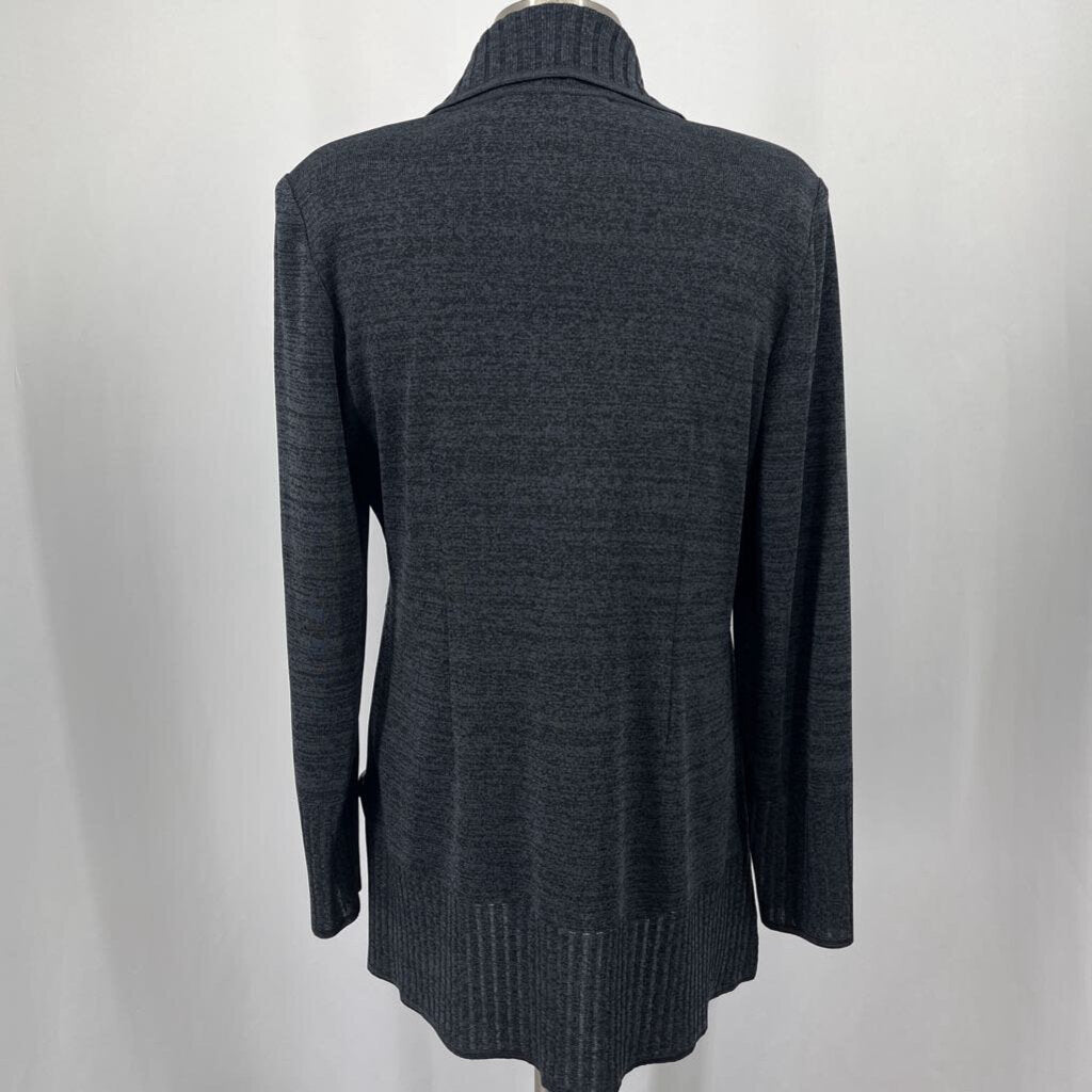 Misook Wide Collar Cardigan