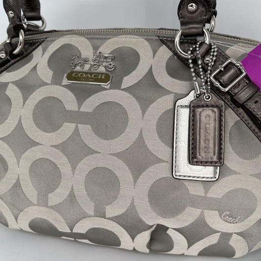 Vtg Coach Madison OP Art Sophia Satchel