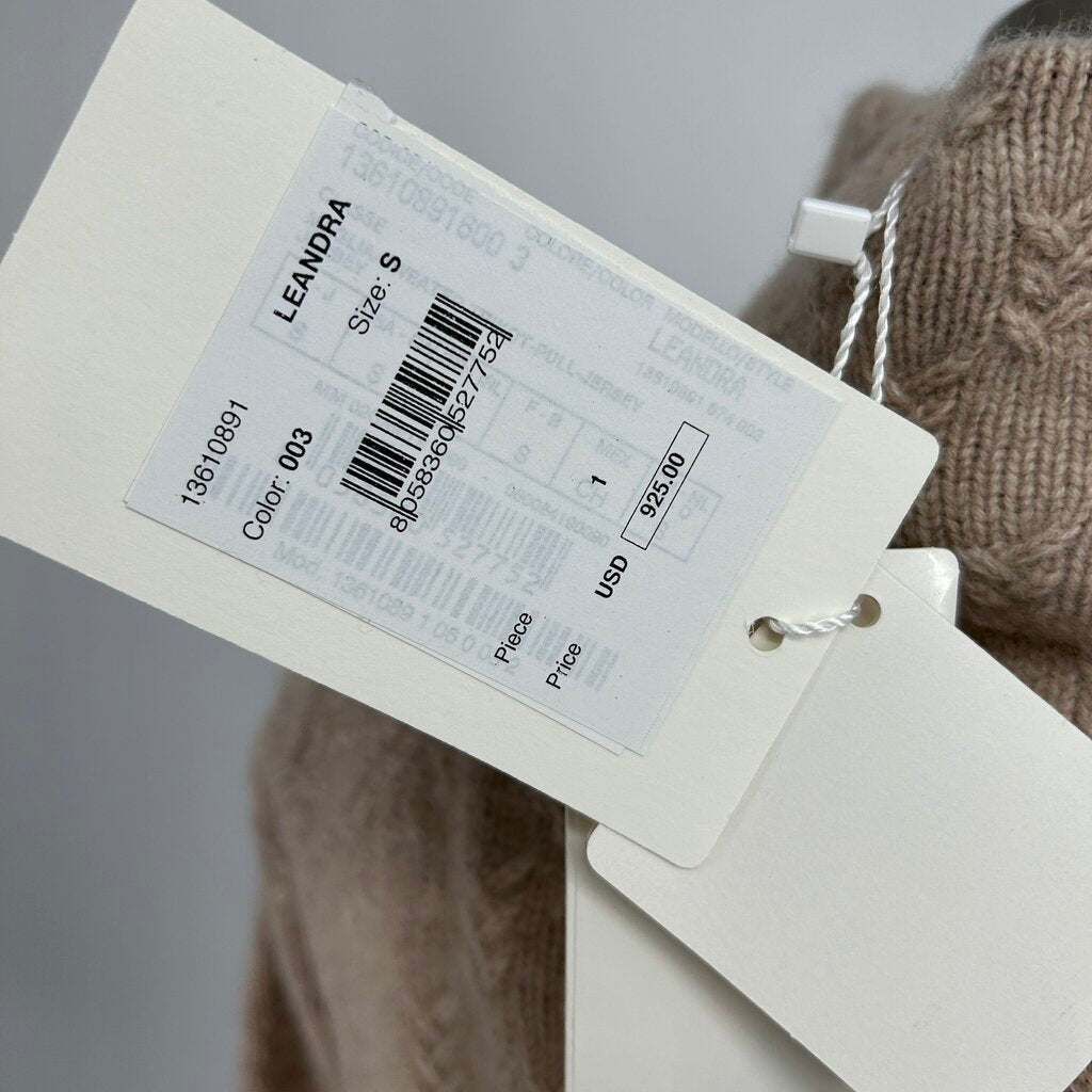 Max Mara Mock Neck Cashmere Sweater