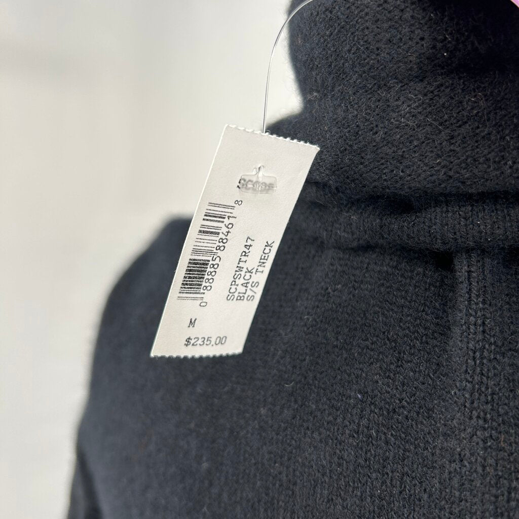 Scoop Cashmere Blend S/s Turtleneck