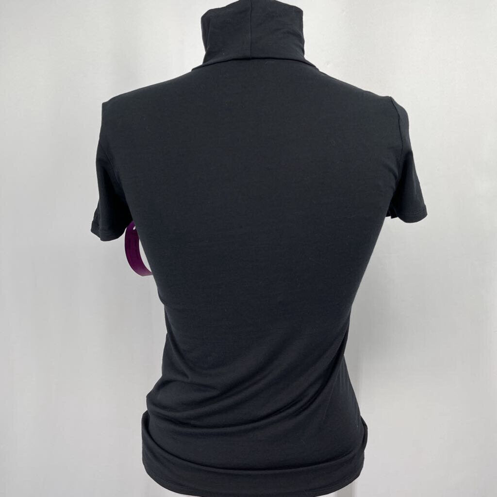 Magaschoni S/s Mock Neck Tee