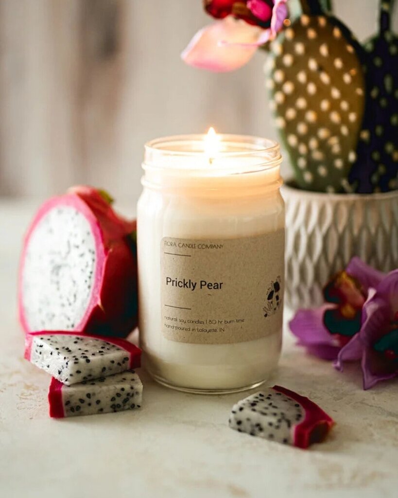 Prickly Pear 12oz Mason Jar Candle