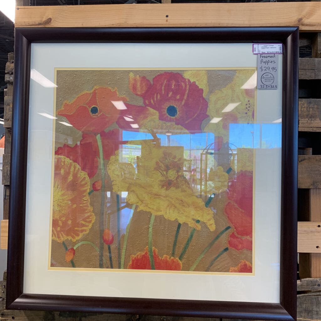 Framed Poppies