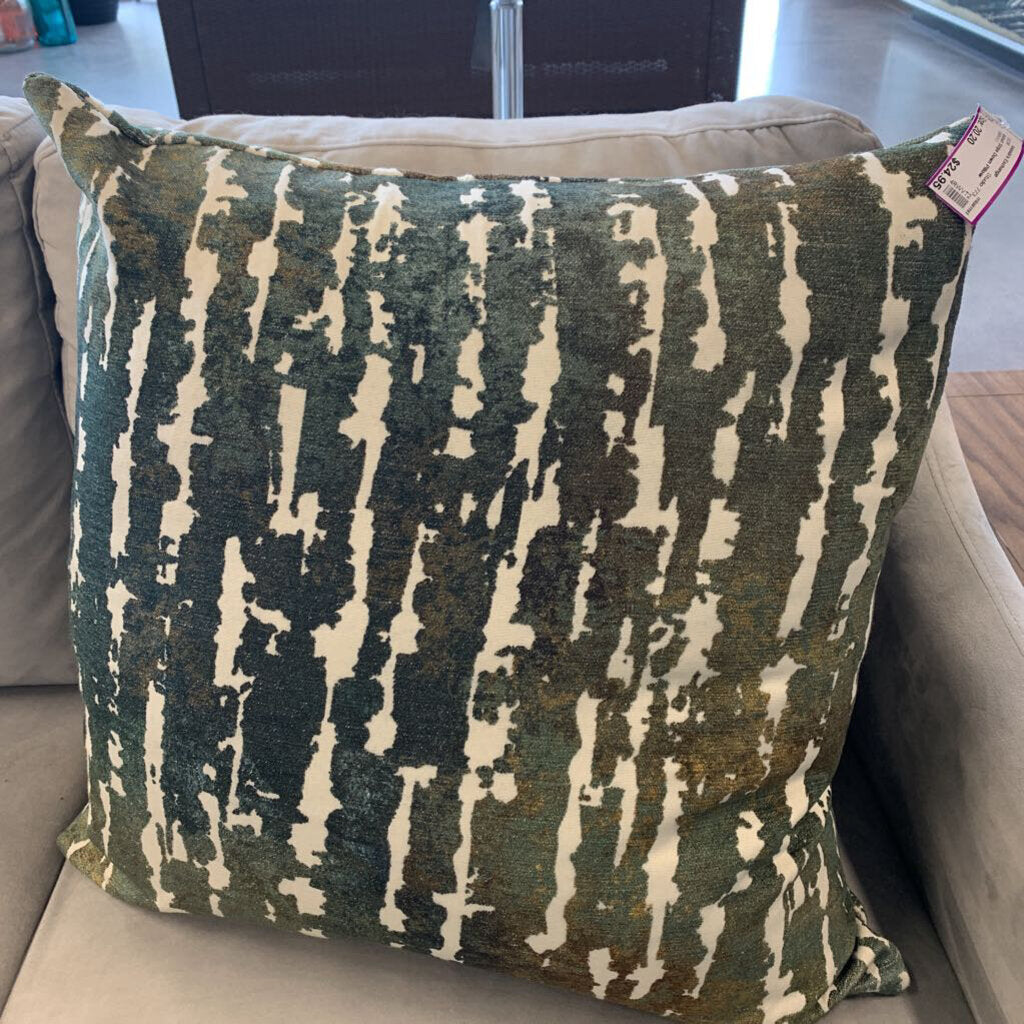 Abstract Stripe Down Pillow