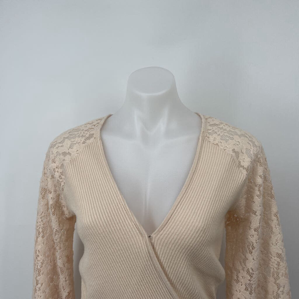 Anthropologie L/Lace Slv Sweater