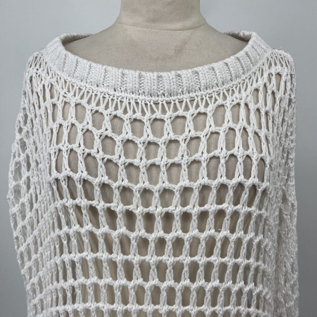 Planet L/s Open Knit Sweater