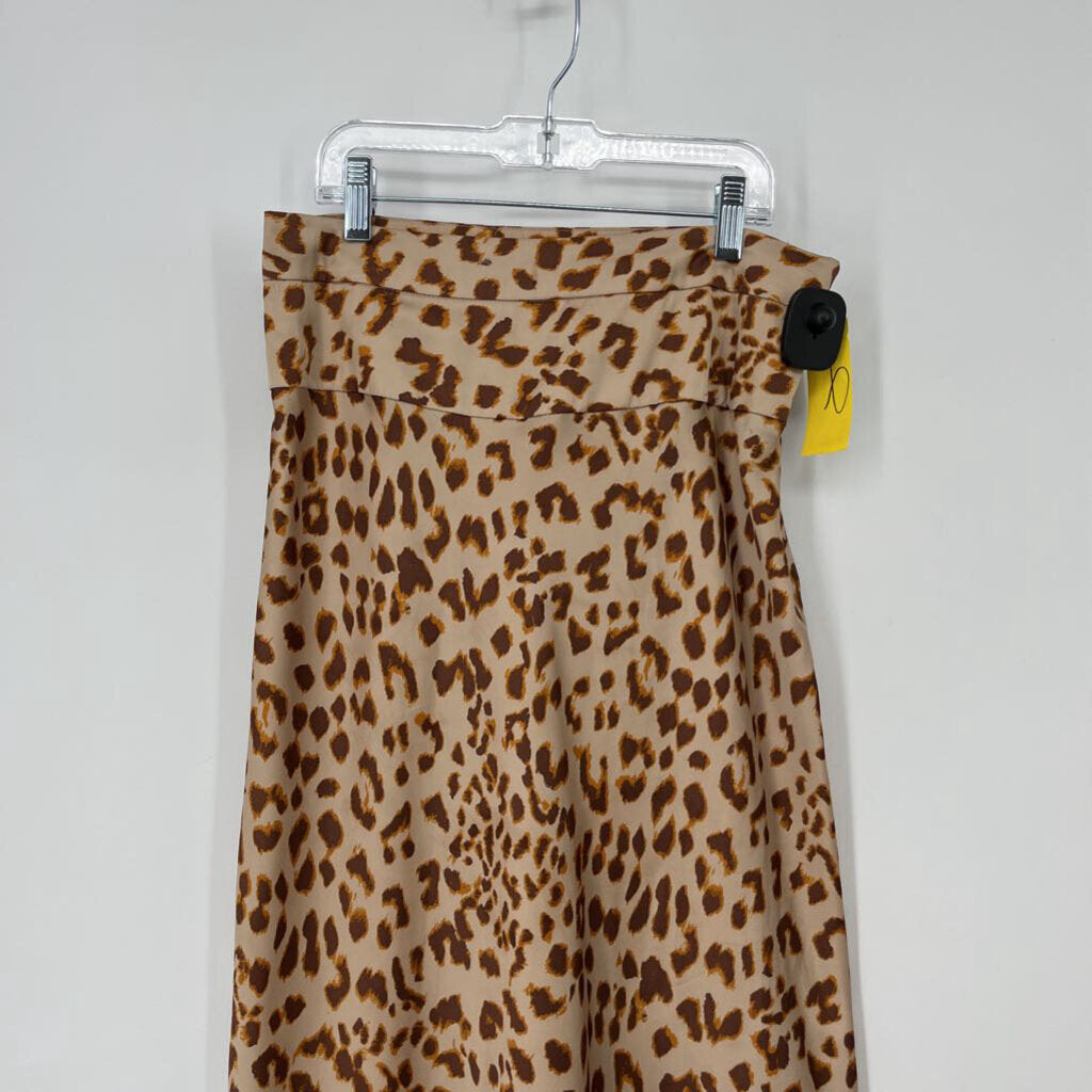 Free People Animal Print Skirt