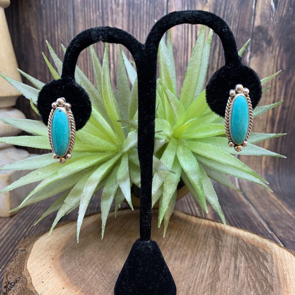 Sterling & Turquoise Earrings