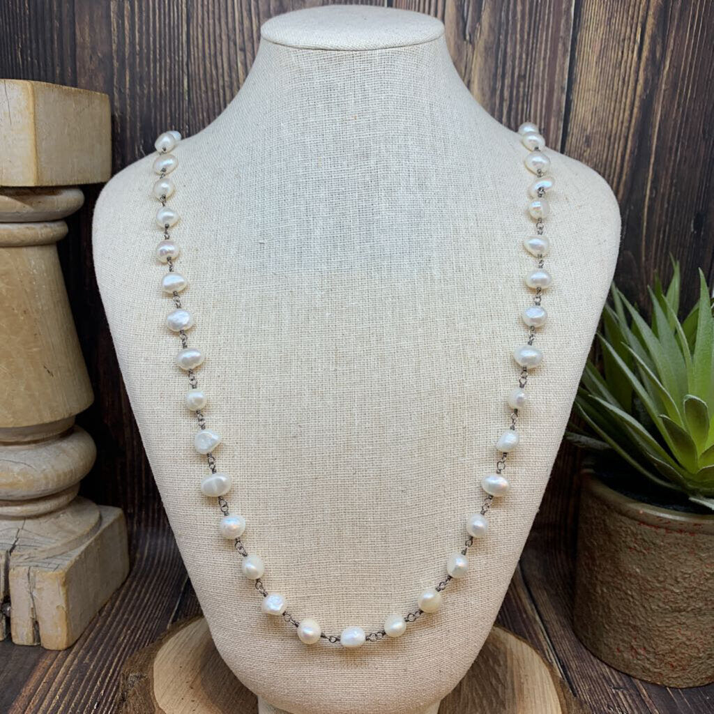 Silpada Sterling & Pearl Necklace