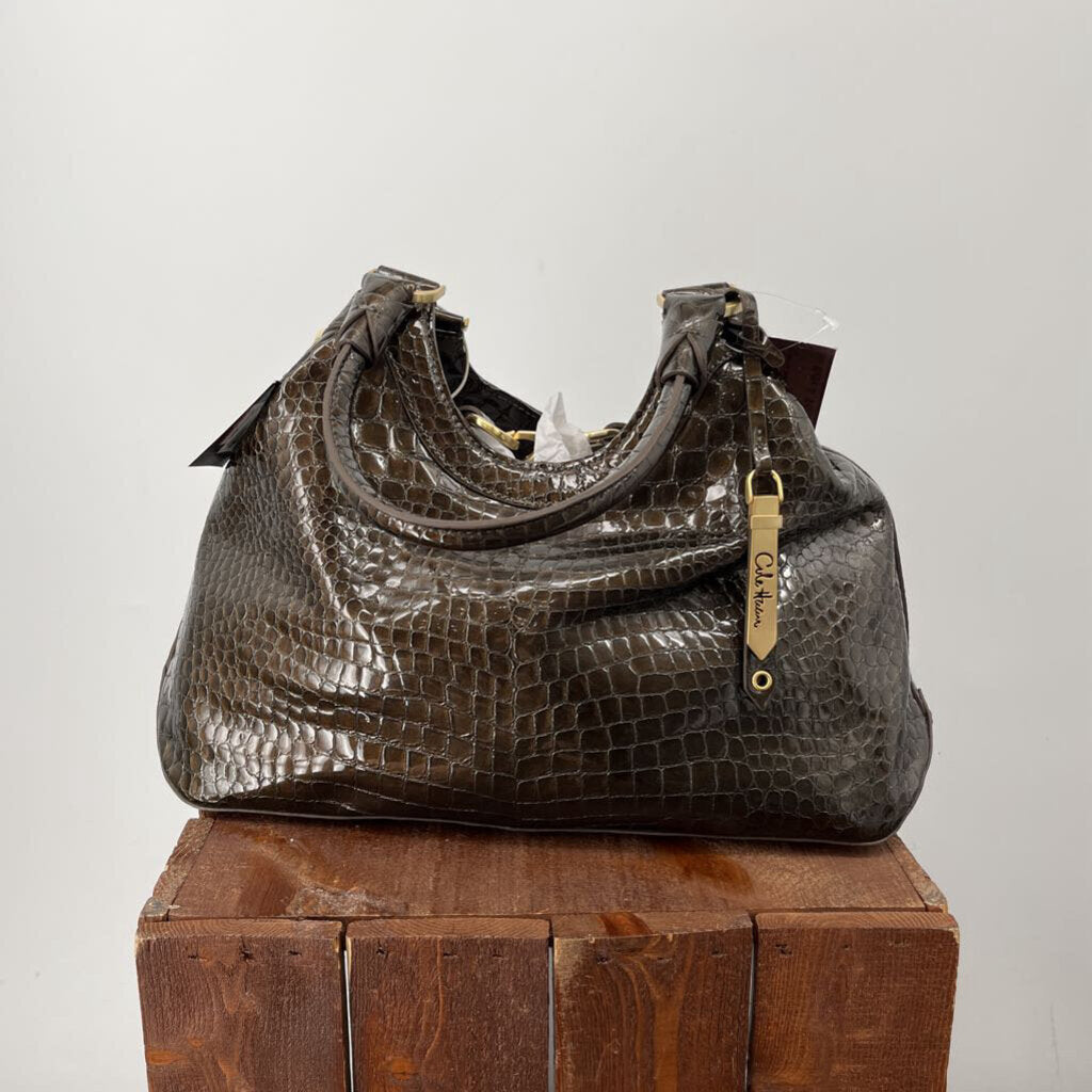 Cole Haan Croc Shoulder Bag