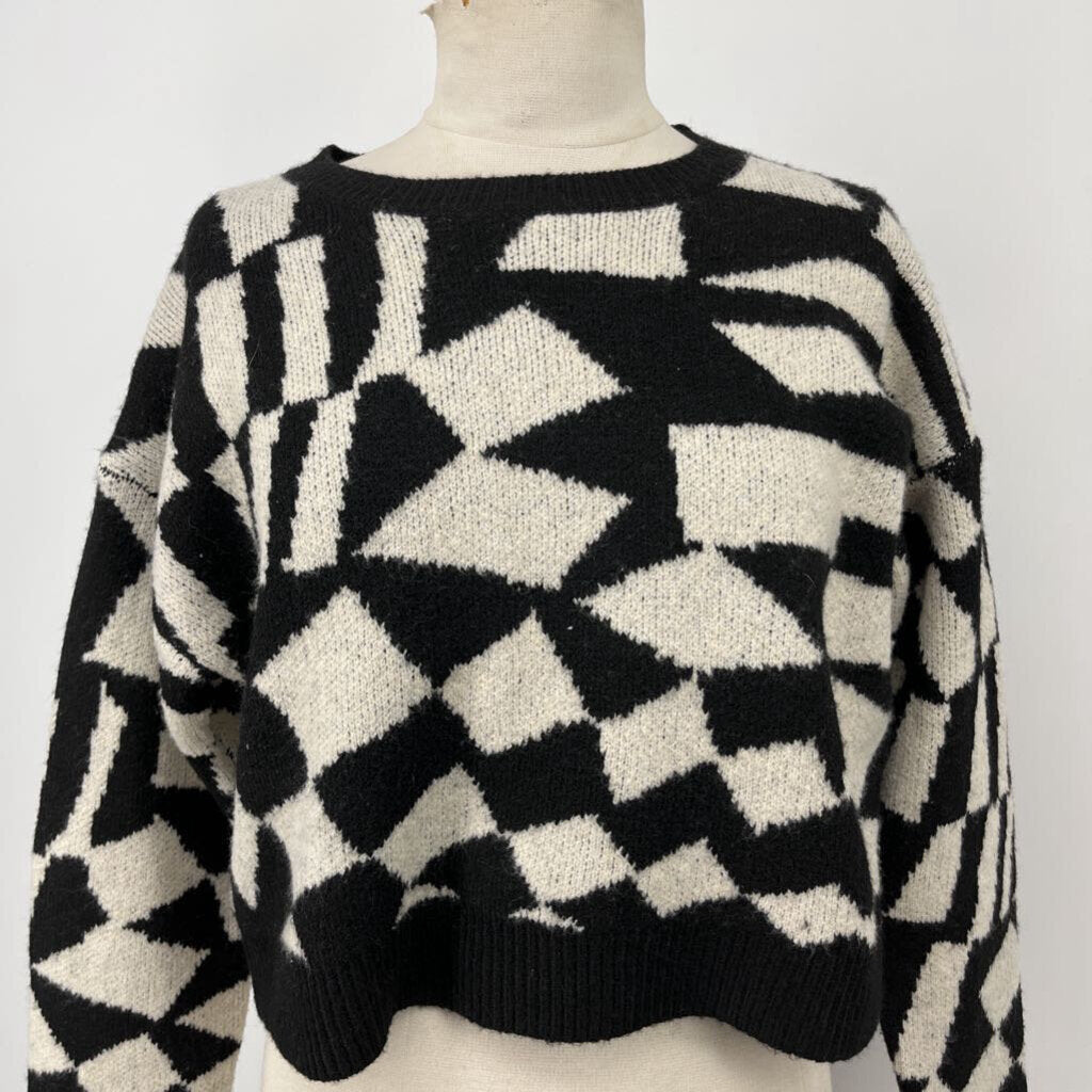 Debut L/s Crop Sweater