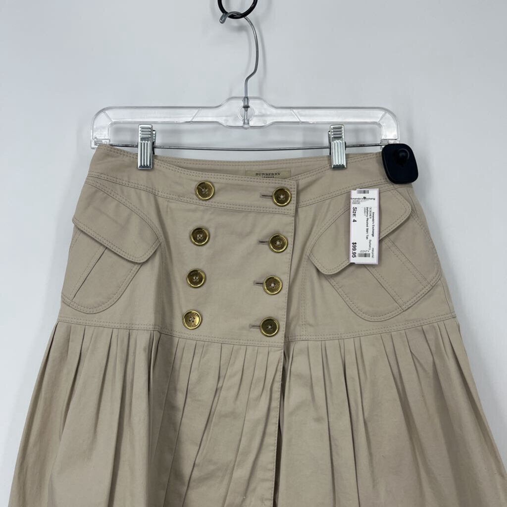 Burberry Pleated Skirt