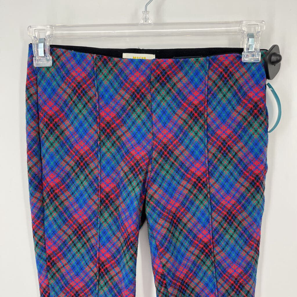 Maeve Plaid Flare Pant