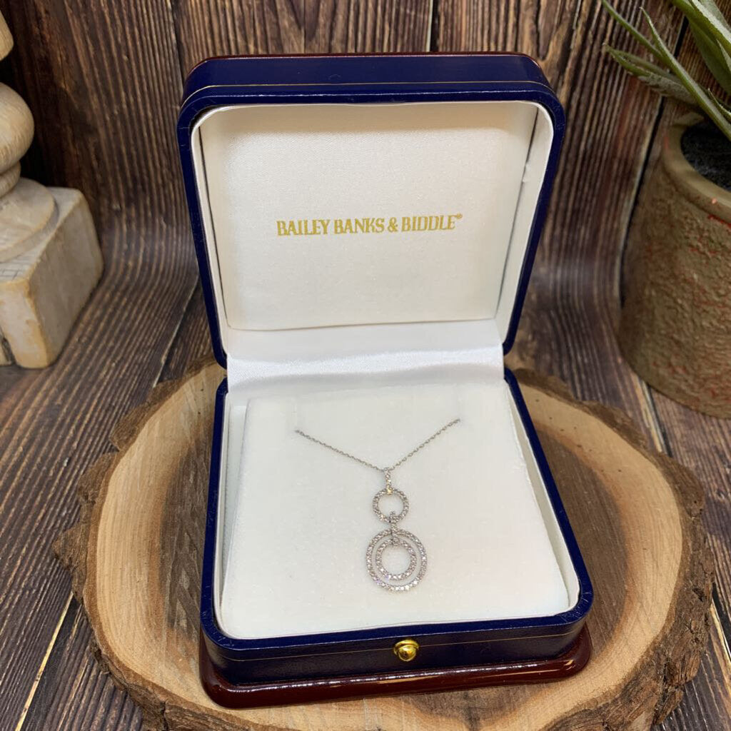 14K WG & Diamond Necklace