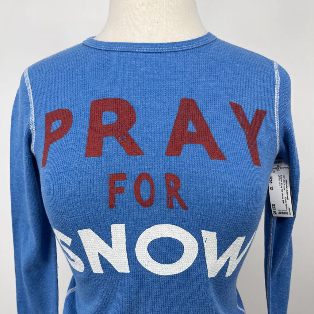 Aviator Pray For Snow Shirt