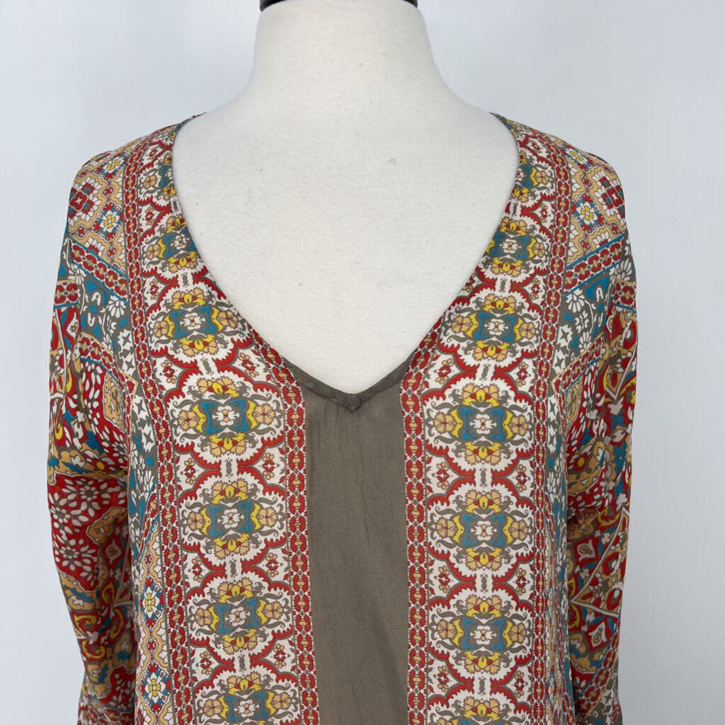 Johnny Was L/s Floral Tunic