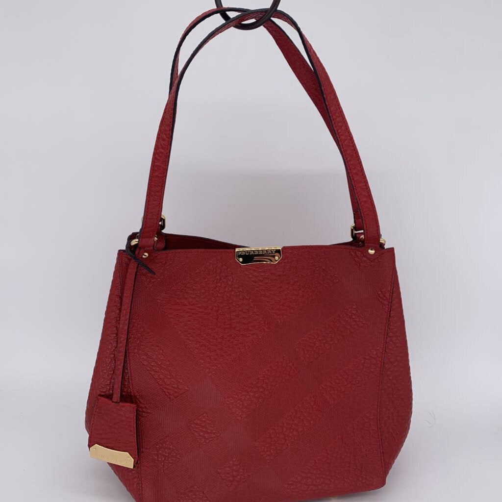 Burberry Embossed Handbag