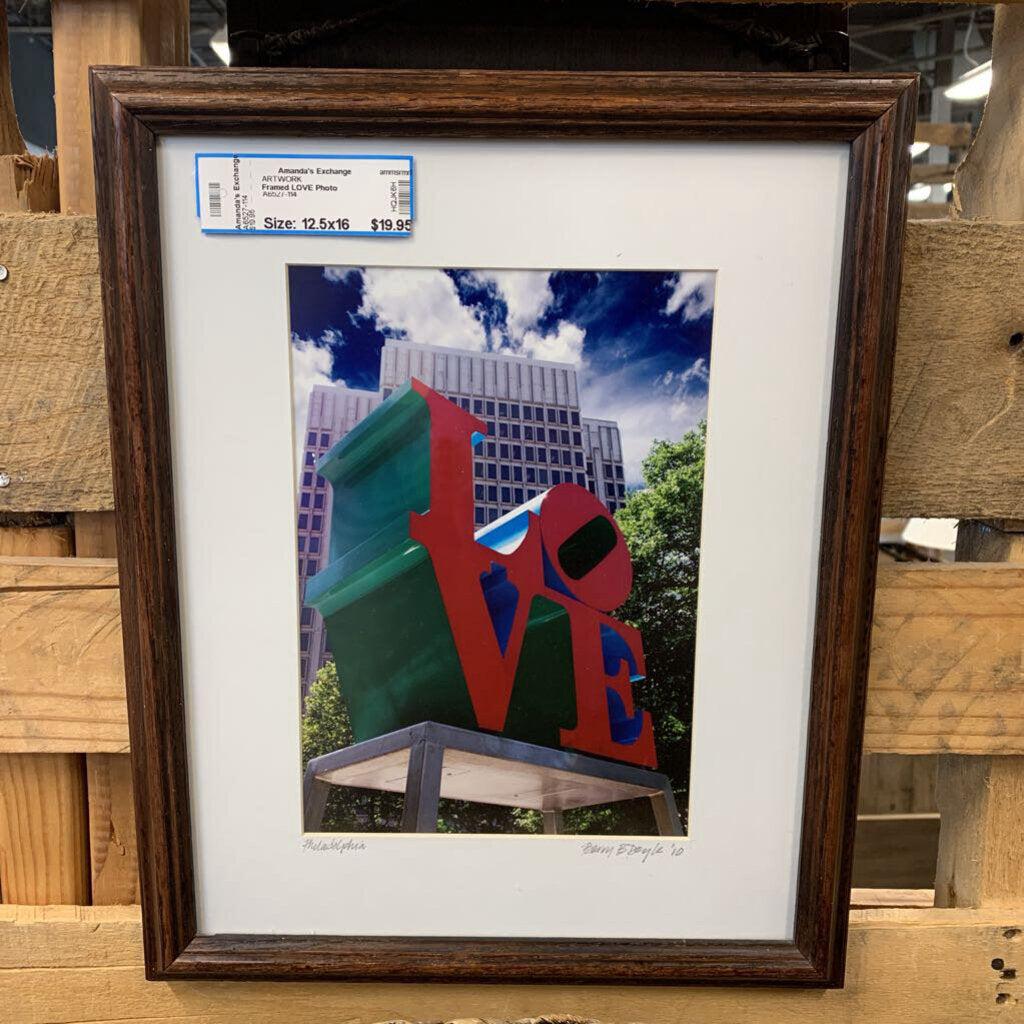 Framed LOVE Photo