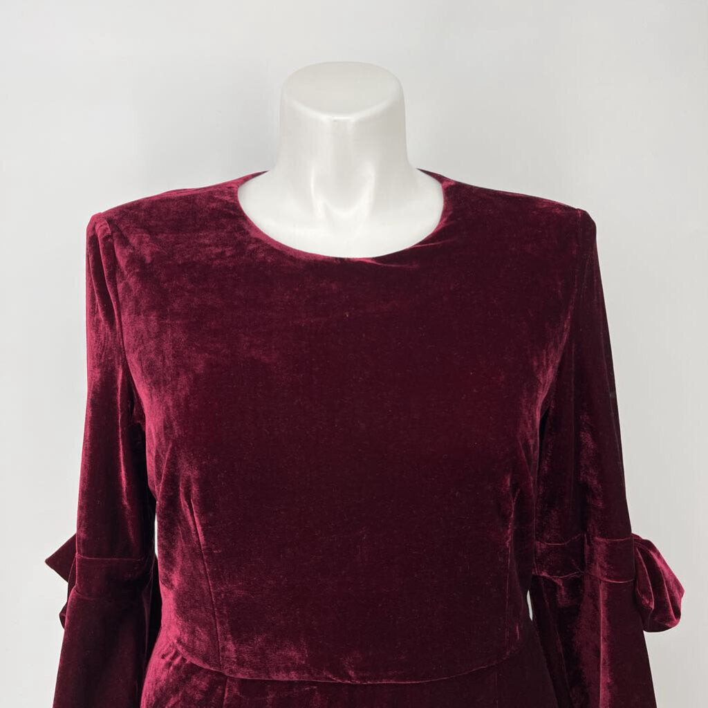 Donna Morgan L/s Velvet Dress