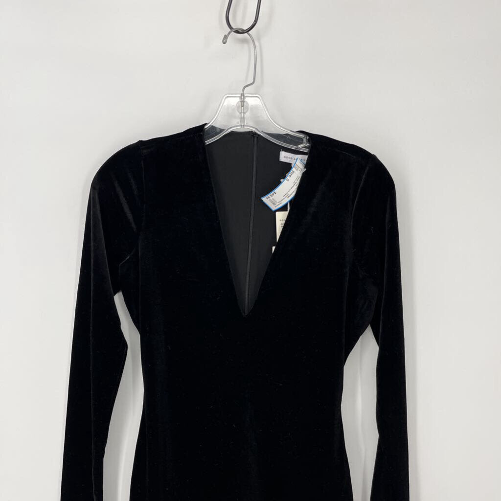 Good American L/s Velvet Dress