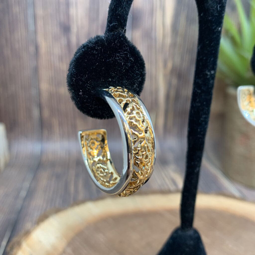 Filigree Hoop Earrings