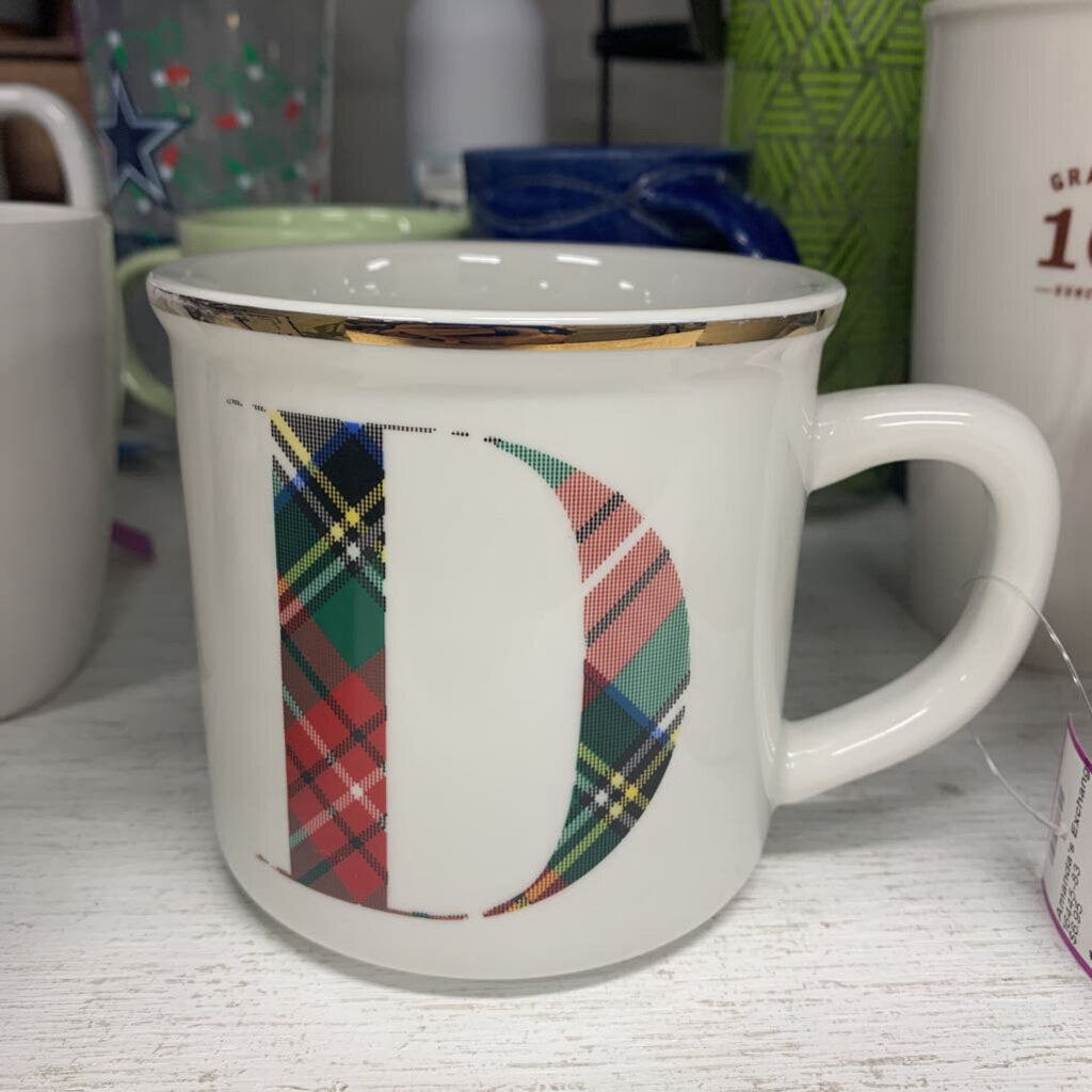 Plaid D Mug