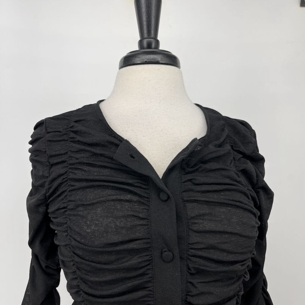 BCBG L/s Ruched Shirt