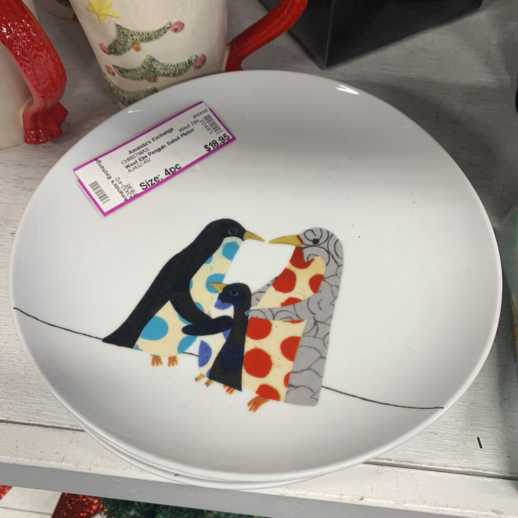 West Elm Penguin Salad Plates