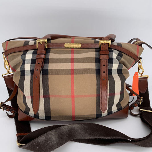 Burberry Plaid Cloth Handbag