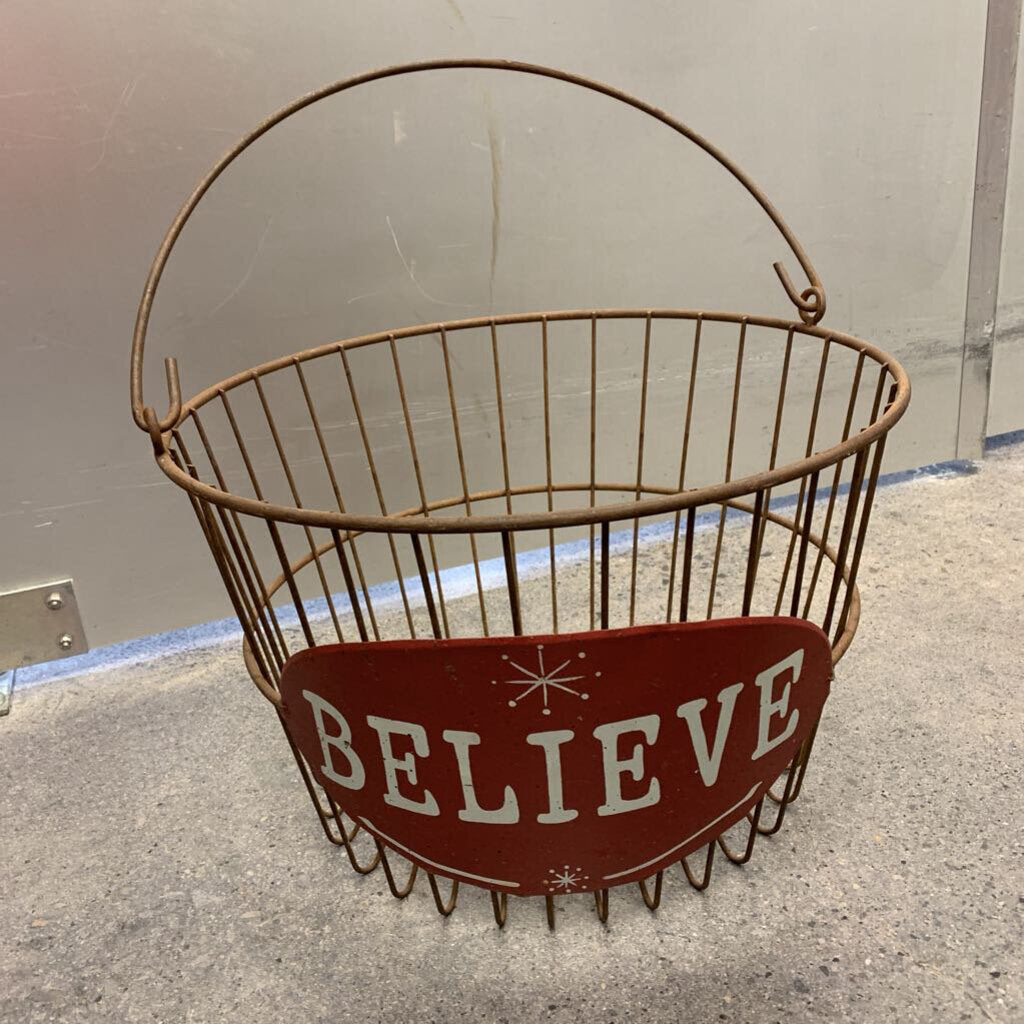 Believe Wire Basket