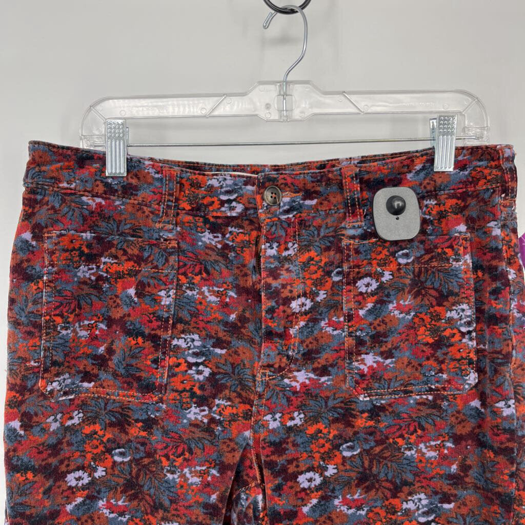 Pilcro Floral Cord Pants