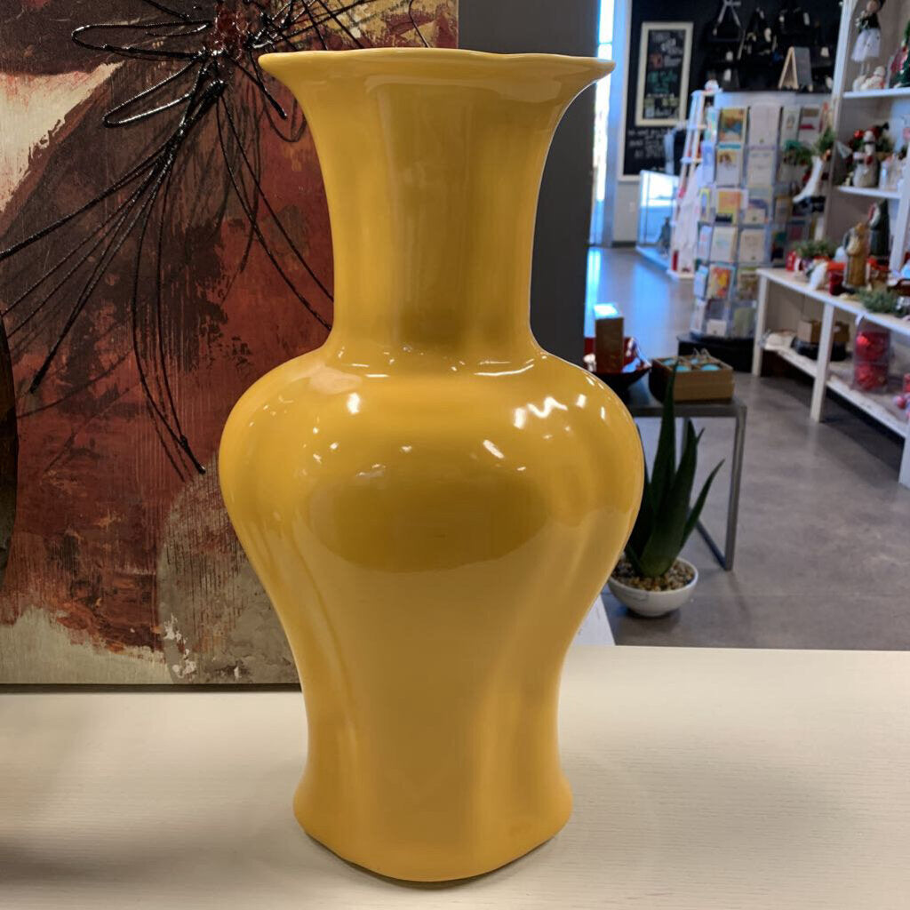 Hourglass Ceramic Vase