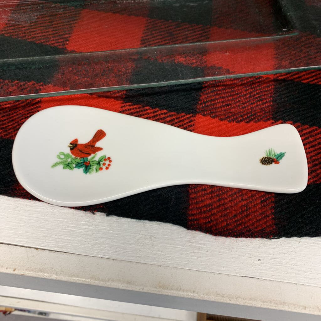 Cardinal Spoon Rest