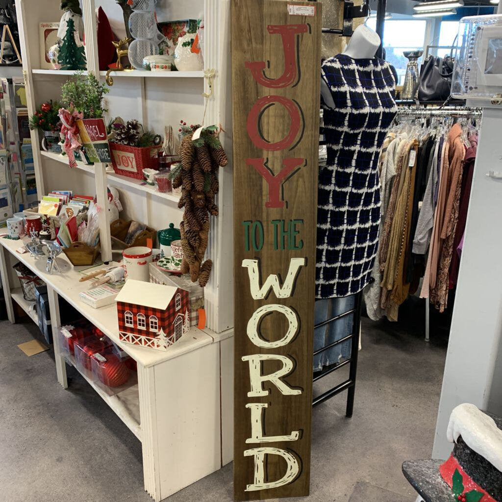 Joy to the World Wood Sign