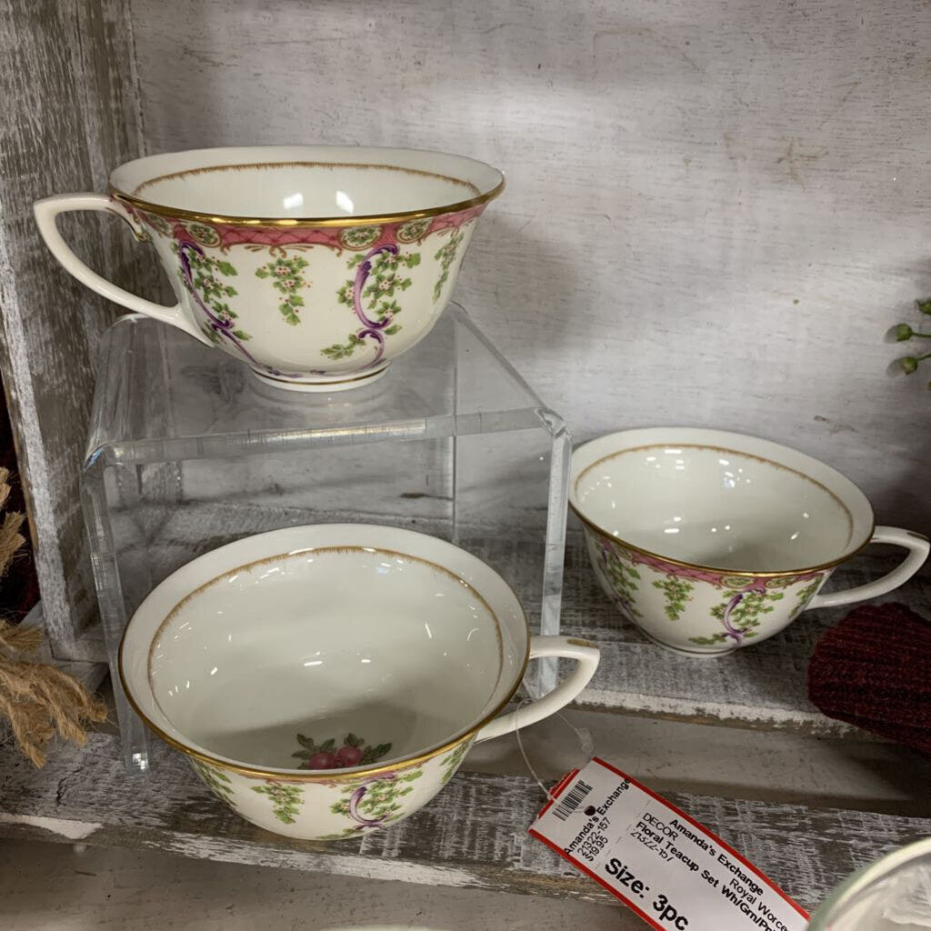 Floral Teacup Set