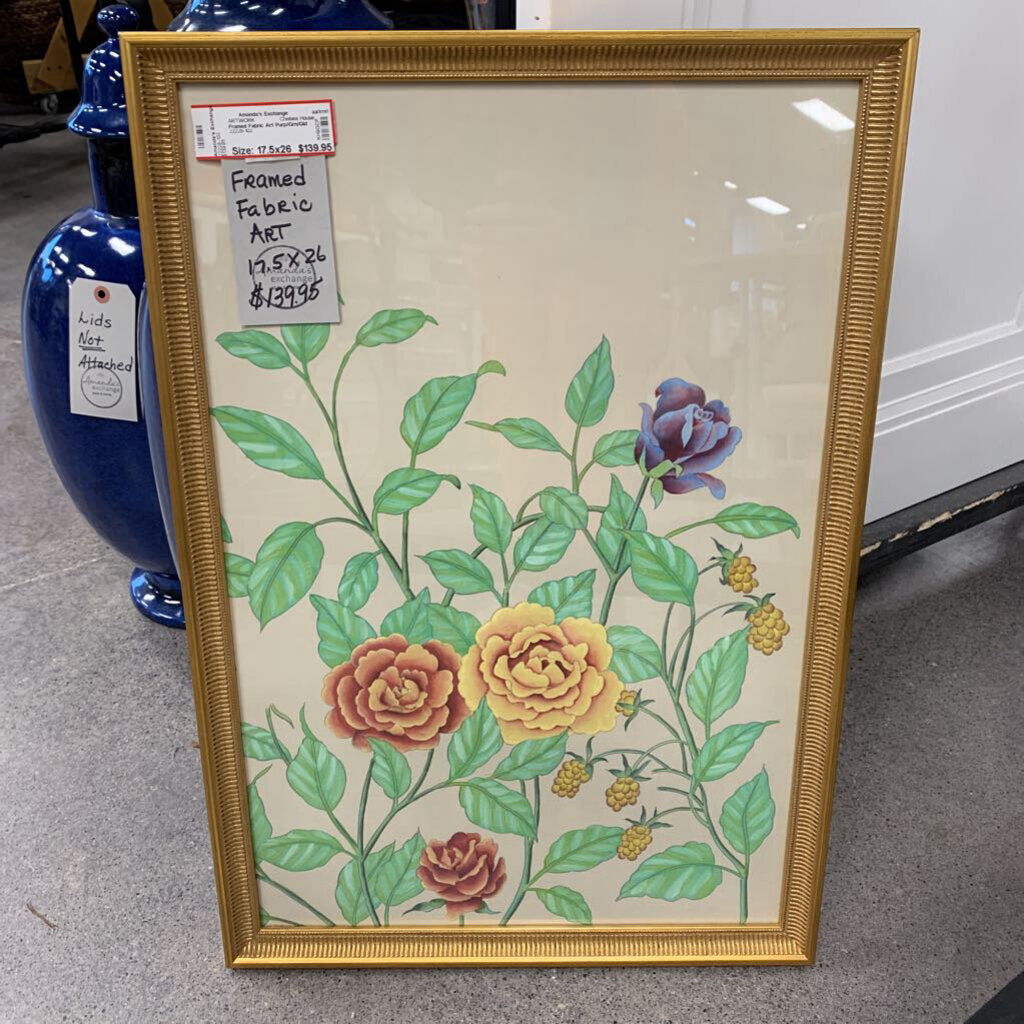 Framed Fabric Art