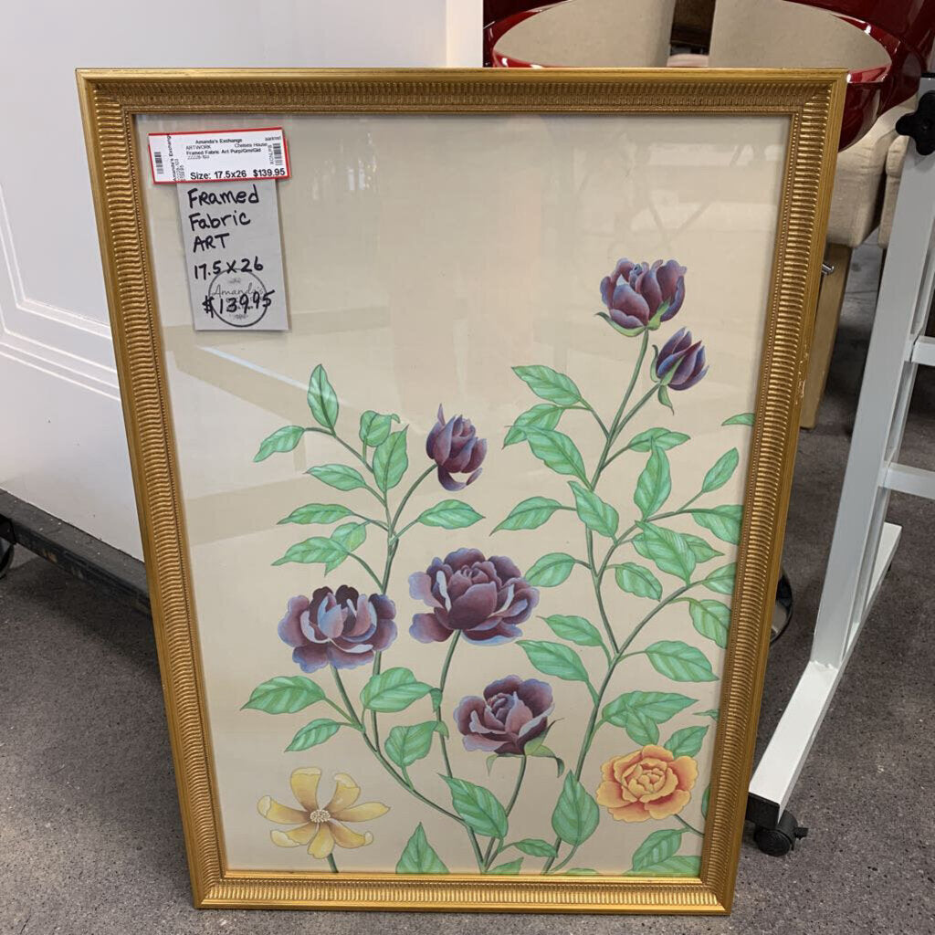 Framed Fabric Art