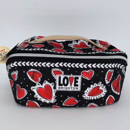 Hearts Cosmetic Bag