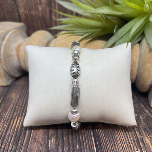 Brighton Pearl and Metal Bracelet