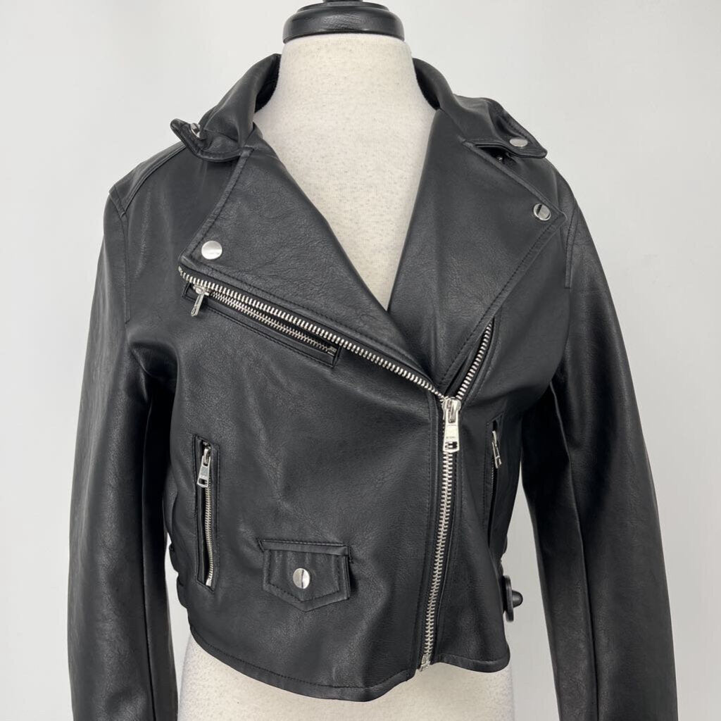 Bershka Faux Leather Jacket