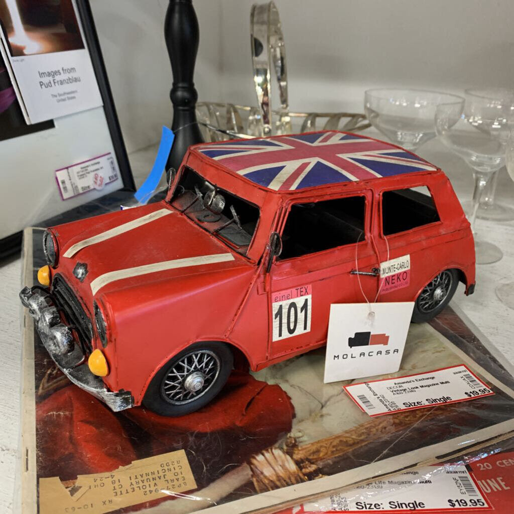 Mini Cooper Tin Car