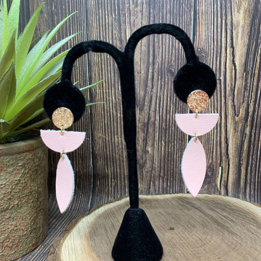 Leather Drop Earrings