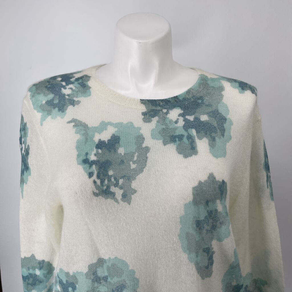 Vince L/s Floral Sweater