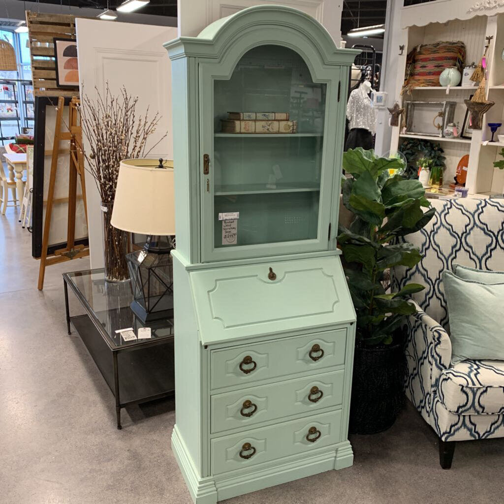 Painted Wood Secretary Desk