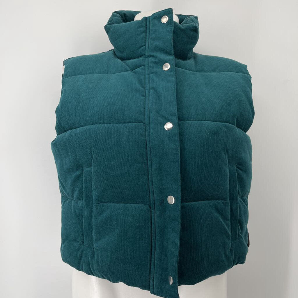 Loft puffer corduroy Vest