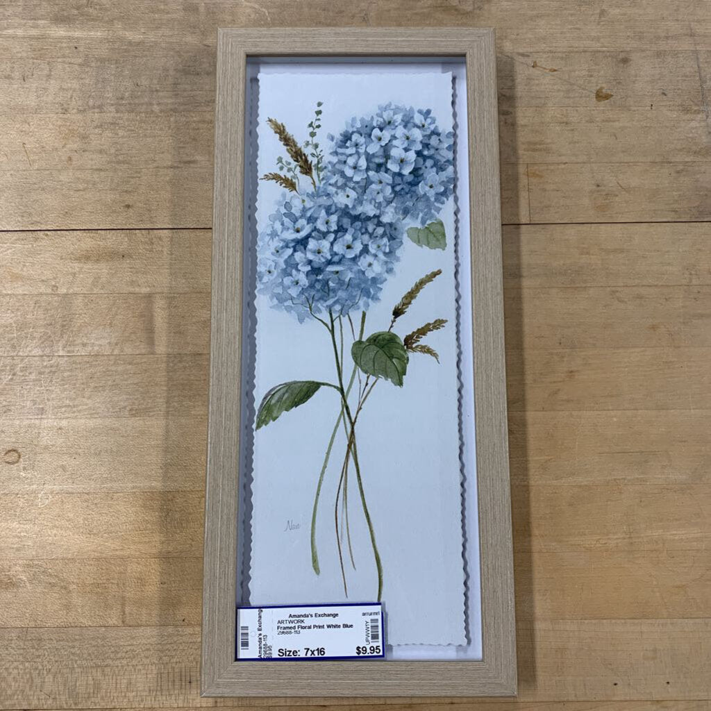 Framed Floral Print