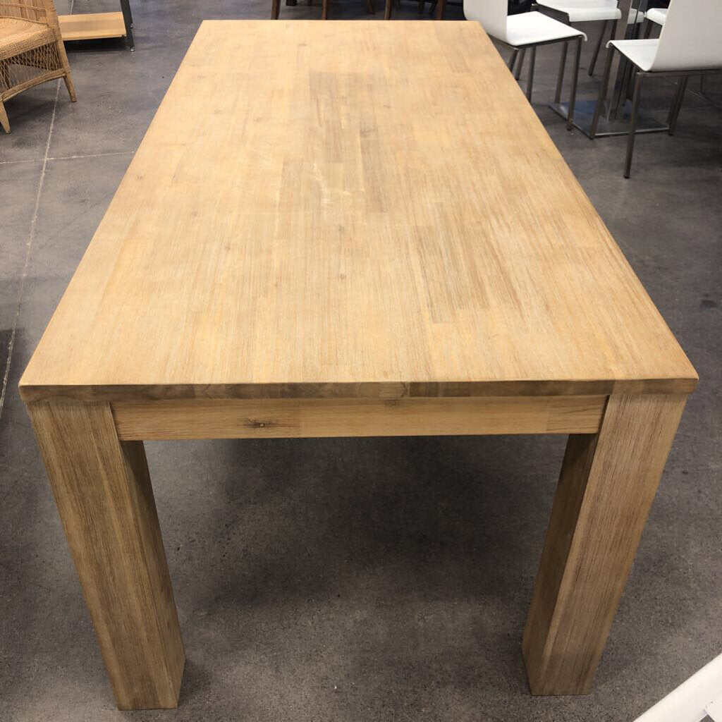 Wood Block Dining Table